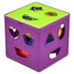Children's educational geometric shape cognitive matching square plastic building blocks kindergarten baby intelligence box toys