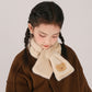 Children's Christmas Autumn and Winter Scarf Plush Warm Cute Cartoon Red New Year Festival Imitation Rabbit Fur Parent-Child Scarf