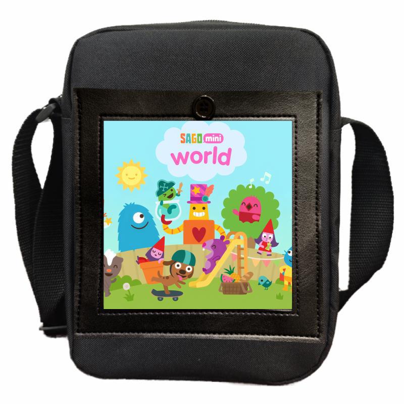 Sago Mini Friends Student Shoulder Bag Men's and Women's Youth Messenger Bag DIY Customized Handheld