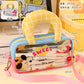 Good-Looking Student Handbag, Small Backpack, Cute Contrasting Color Small Shoulder Bag, Stationery Bag, Large Capacity Pencil Case