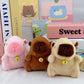 Internet Popular Cute Cute Cappibala Pendant Plush Toy Doll Capybara Bag Pendant Keychain Doll Doll