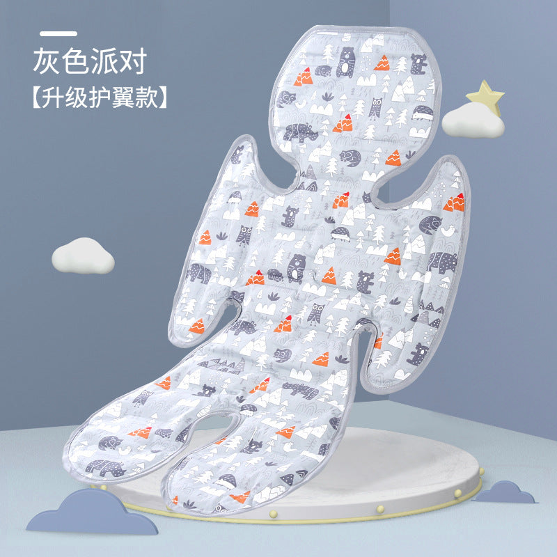 Baby Stroller Mat Mat Summer Stroller Seat Cushion Cool Mat Baby an Full Seat Dining Chair Stroller Ice Mat