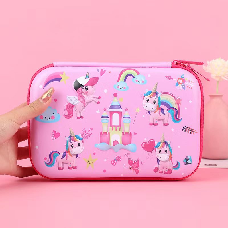 Eva Pencil Box 3D Stereo Large-Capacity Kidsren's Pencil Bag Multi-Functional Student Stationery Popular Pencil Box Waterproof
