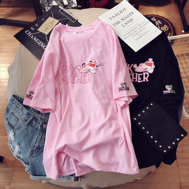 2023 Pregnant Women's Summer Cotton Short-sleeved T-shirt Loose Casual plus size Fashion Summer Pregnant Women's Long Top