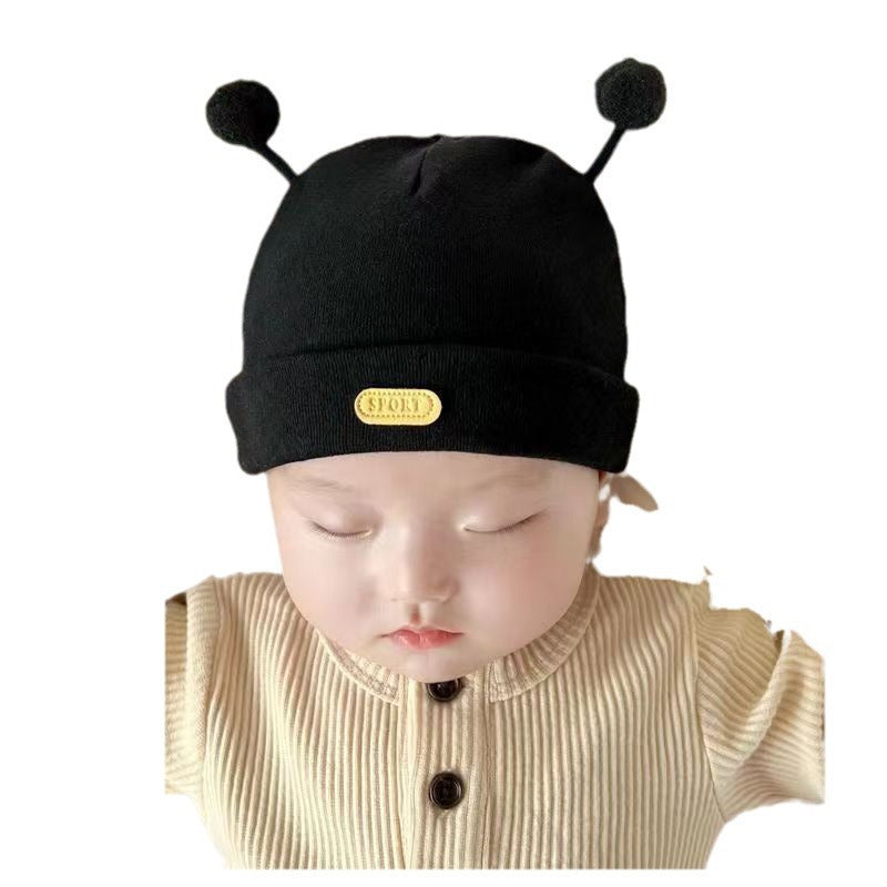 Baby Hat Spring and Autumn Pure Cotton Newborn Baby Spring and Autumn Hat Newborn Baby Boys and Girls Cute Spring Fetal Hat