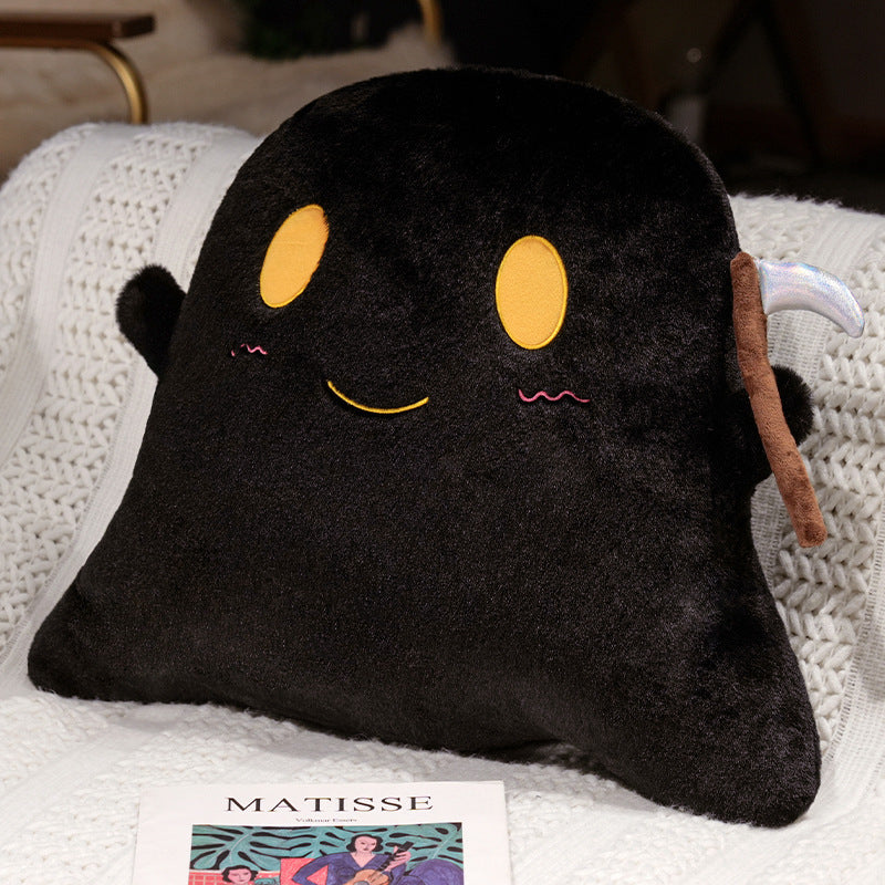 Cross-Border Ghost Cute Pillow Halloween Doll Cat Pillow Skin-Friendly Full Doll Pillow Birthday Gift Batch