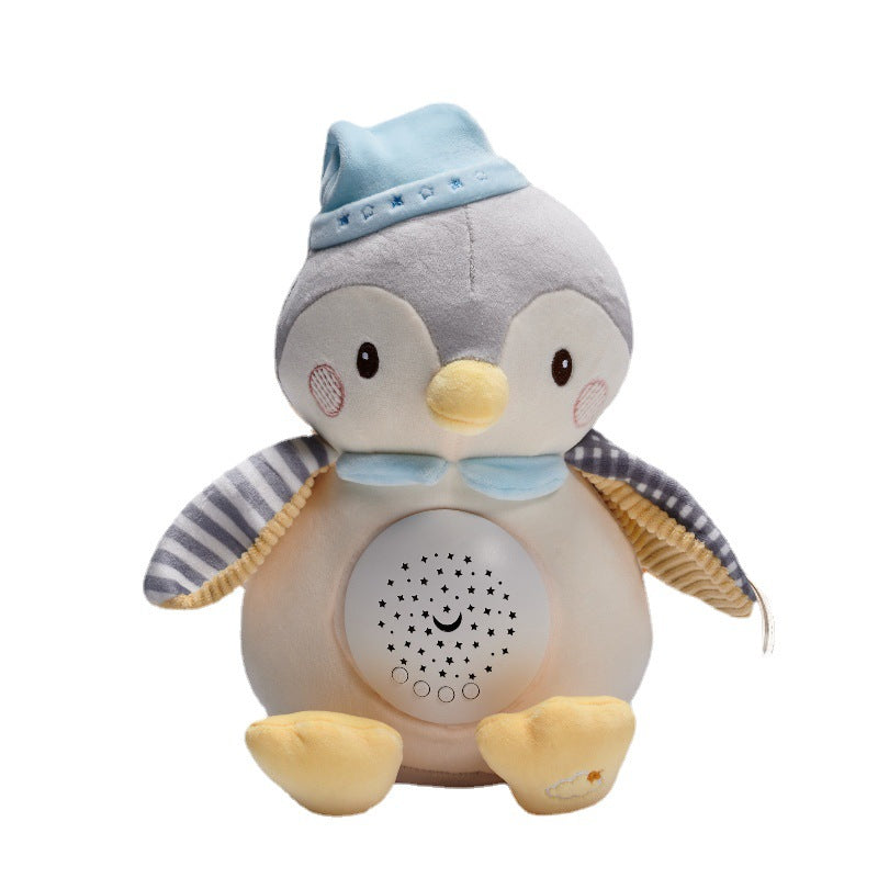 Baby toy sound and light comfort doll parent-child early education music comfort doll baby sleep cute toy