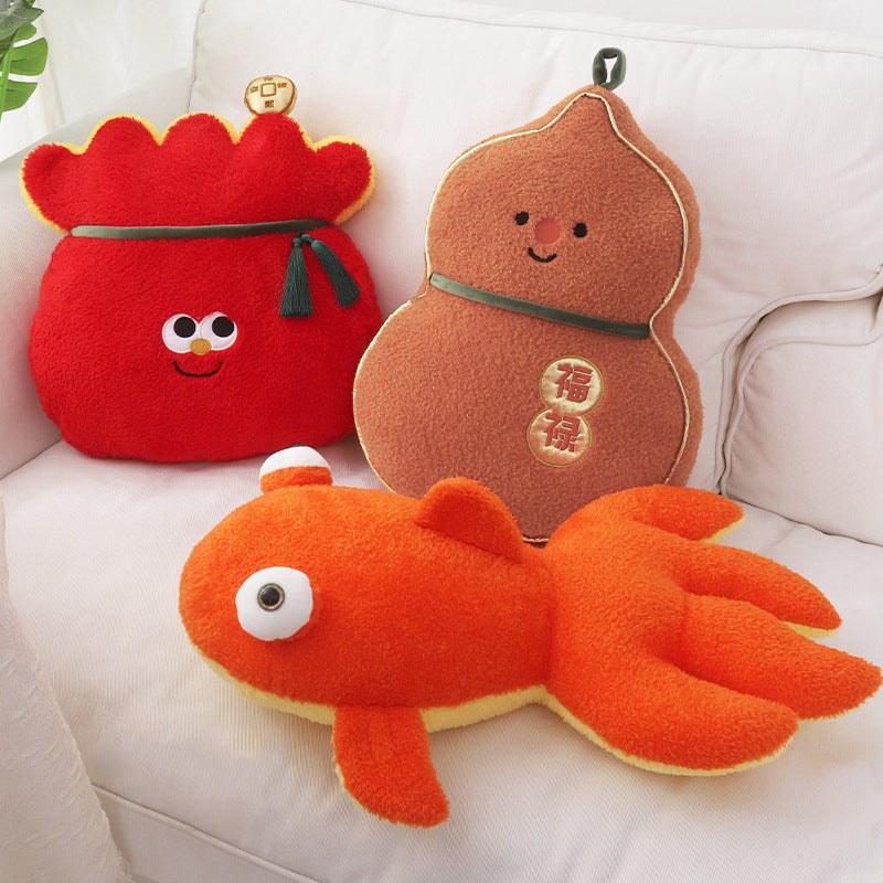 National Tide Lion Wake New Year Pillow Plush Toy Home Doll Ornaments Living Room Sofa Pillow Company Annual Meeting Gift