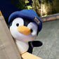 Backpack travel penguin doll plush toy grab doll doll children's day female birthday gift items wholesale