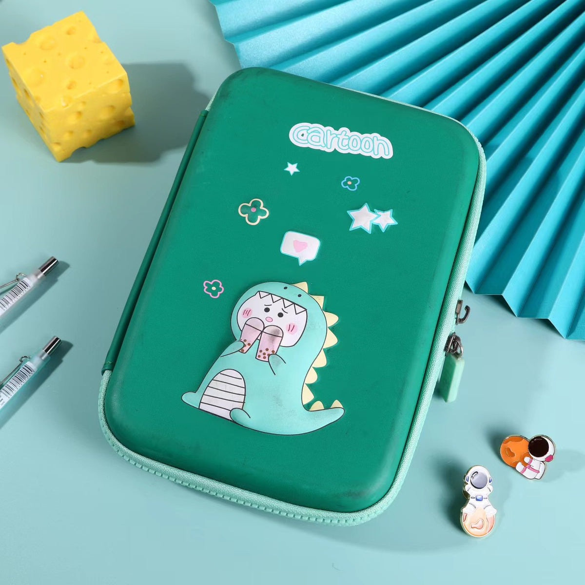 Eva Pencil Box 3D Stereo Large-Capacity Kidsren's Pencil Bag Multi-Functional Student Stationery Popular Pencil Box Waterproof