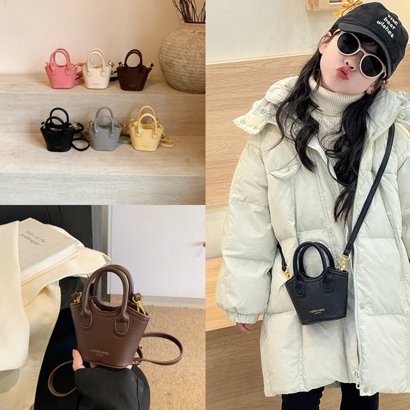 Mini Small Bucket Bag Women's 2024 New Niche Fashionable Messenger Bag Casual Mouth Red Bag Simple Handbag