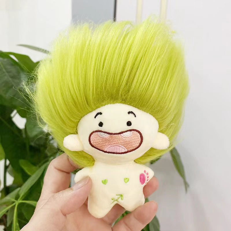 Twelve Zodiac Funny Toothless Cotton Doll Keychain Xiaohongshu Pendant Plush Toy Wholesale Cartoon