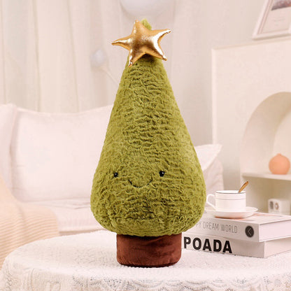 Cross-border Christmas Tree plush toy elk doll pillow Christmas holiday decoration Christmas gift wholesale