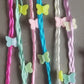 New Children's Colorful Clamp Small Braid Six-color Mixed Butterfly Love Five-pointed Star Wig Braid Performance Dirty Braids