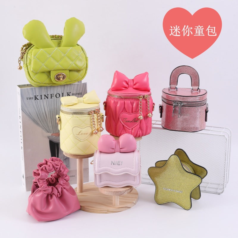 2025 Spring and Summer Explosions Fashion Casual Children's Candy Jelly Bag Mini Shoulder Crossbody Handbag Wholesale