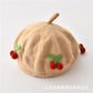 Spring and Autumn Korean Style Baby Boy and Girl Candy Color All-match Knitted Beret Children's Western Style Casual Wool Hat Paintler Hat