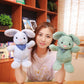 Short Plush Scarf Rabbit Doll Pillow Cloth Doll Wedding Gift Bag Ferrule Stall Night Market Push Gift