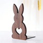 Japanese Style Simple Wooden Book Stand Creative Black Walnut Wood Thickened Bookshelf Bookend Student's Solid Wood Bookend Logo