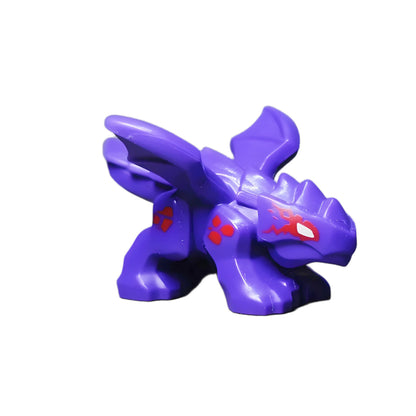 Purple Ayo Baby Iguana Phantom Minifigure Building Blocks Ninja Toy Flying Dragon Ruiyu Compatible with Lego Baby Dragon