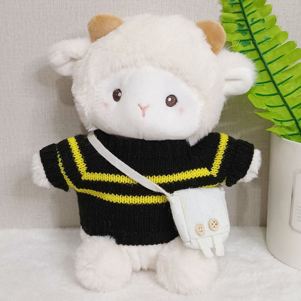 Internet Celebrity Poko Plush Toy Cartoon Belle Sheep Doll Dressed up as a Little Sheep, a Gift for Girls
