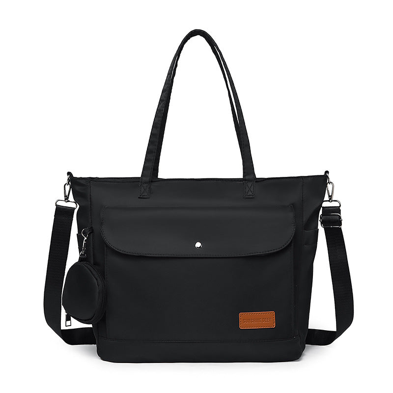 Cross-Border New Multifunctional Mother and Baby Bag Large Capacity Front Patch Pocket Mommy Bag Baby Outing Large Capacity Mother and Baby Bag