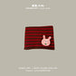 Qiunan Kidsren's Scarf Red New Year's Christmas Festive Warm Knitted Scarf Winter Windproof Neck Cover for Boys and Girls