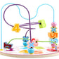 Children's Wooden Multi-Functional Threading Large Bead Color Recognition Early Education Building Blocks Matching Parent-Child Interactive Educational Toys
