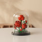 [wholesale generation] simulation of eternal flowers lily rose blocks compatible with Lego toy ornaments Valentine's Day gift