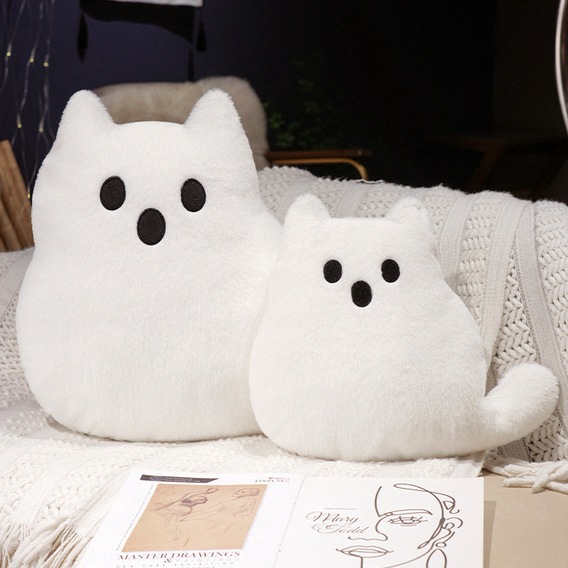 Cross-Border Ghost Cute Pillow Halloween Doll Cat Pillow Skin-Friendly Full Doll Pillow Birthday Gift Batch