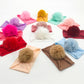 2023 new children's seamless hair band Europe and the United States new baby nylon fur ball headscarf baby hair band