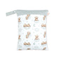 Ins Baby Room Decoration Sleeping Bear Storage Hanging Bag Baby Diaper Bag Wetbag Dry and Wet Separation 30*40
