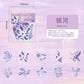 Pet Sticker Pack Crystal Story Series Crystal Ore Silver Hot Stamping Die-Cut Journal Decoration Stickers Cross-Border