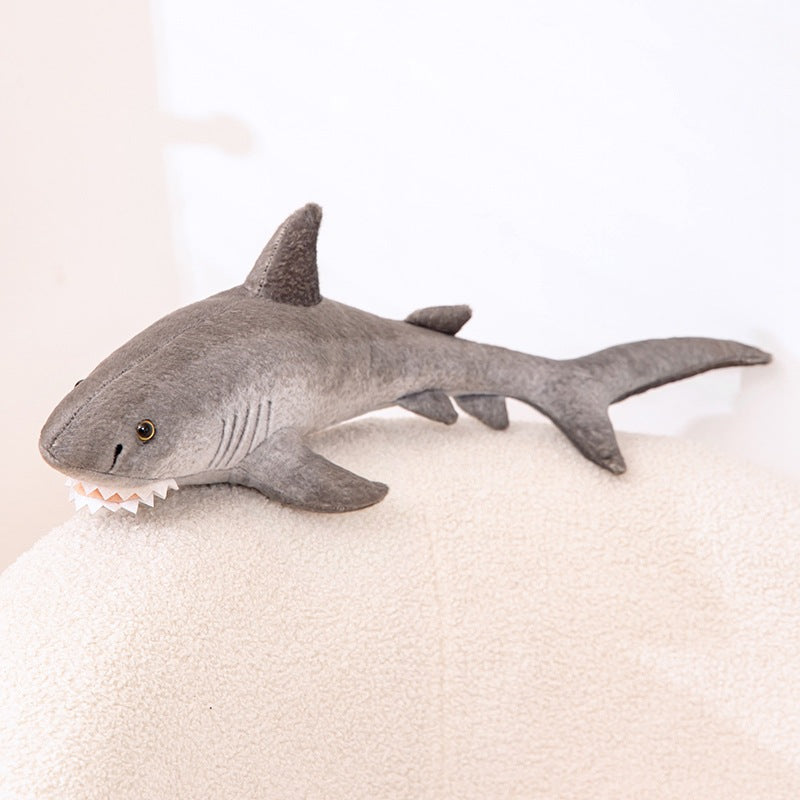 Simulation marine life doll whale pillow shark plush toy holding sleeping pillow children doll gift
