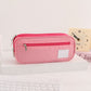 Large-Capacity Stationery Box, Double-Layer Multi-Functional Student Simple Pencil Case, Japanese and Korean Version, Portable Pencil Case for Primary and Secondary School Students