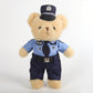 Police Bear Doll Traffic Police Bear Doll Uniform Fire Suit Teddy Bear Plush Toy Internet Red Bear Doll