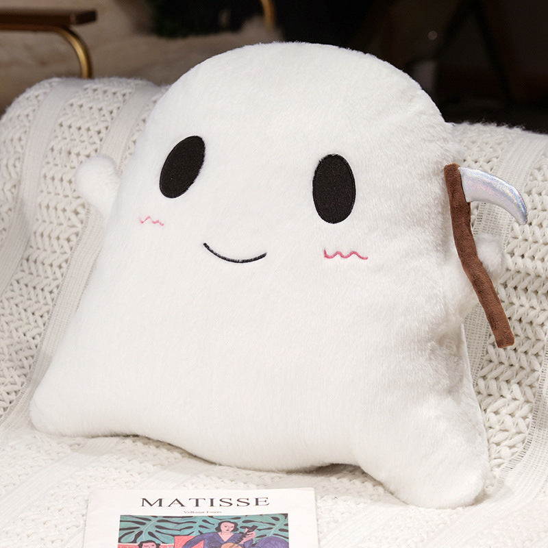 Cross-Border Ghost Cute Pillow Halloween Doll Cat Pillow Skin-Friendly Full Doll Pillow Birthday Gift Batch