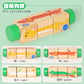 Cecpc Kidsren's Early Education Rotating Building Block Puzzle Baby Animal and Fruit Cognition Wooden Educational Toys for 1-2-3 Years Old