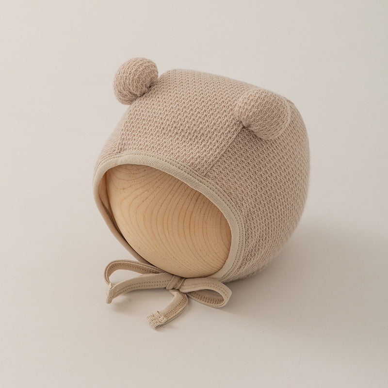 Baotou winter men's and women's autumn baby hat baby hat fetal hat cute super cute spring and autumn cap baby ear protection