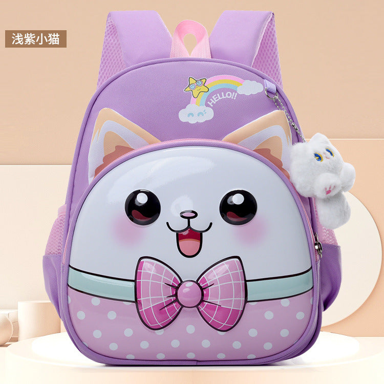 Foreign Trade Children's Schoolbag Kindergarten Middle and Small Class Schoolbag 3-6 Years Old Boys and Girls Cartoon Backpack Preschool Backpack
