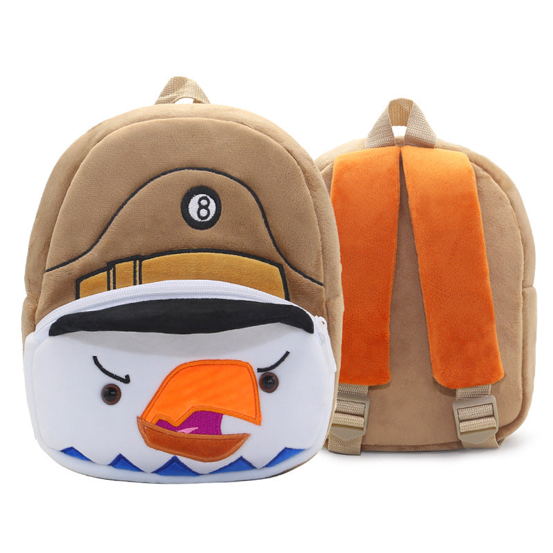 Cute New Animal Games boys and girls plush children backpack kindergarten backpack factory direct sales