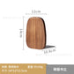 Japanese Style Simple Wooden Book Stand Creative Black Walnut Wood Thickened Bookshelf Bookend Student's Solid Wood Bookend Logo