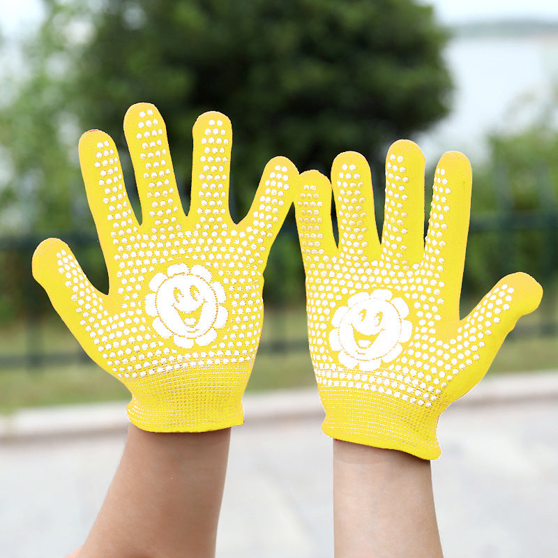 Children's Labor Protection Gloves for Students, Suitable for Hiking, Cycling, Tug-Of-War, Non-Slip, Thin, for Kindergarten Performances, Carpentry, Custom Design and Logo Printing