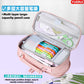 Yuerui Large-Capacity Canvas Multi-Layer Pencil Bag Portable Simple Student Multi-Functional Pencil Bag Satchel Stationery Box