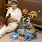 Cross-border Simulation Dinosaur Long Neck Dragon Triceratops Stegosaurus Doll Plush Toy Rag Doll Children's Day Gift
