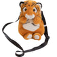 Simulation Tiger Giant Panda Crossbody Bag Shoulder Bag Red Panda Sloth Plush Toy Backpack Zoo Toy