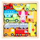 Cross-Border Children's Wooden Three-Dimensional Hexagonal Puzzle Animal Transportation Puzzle Building Blocks Early Education Educational Toys