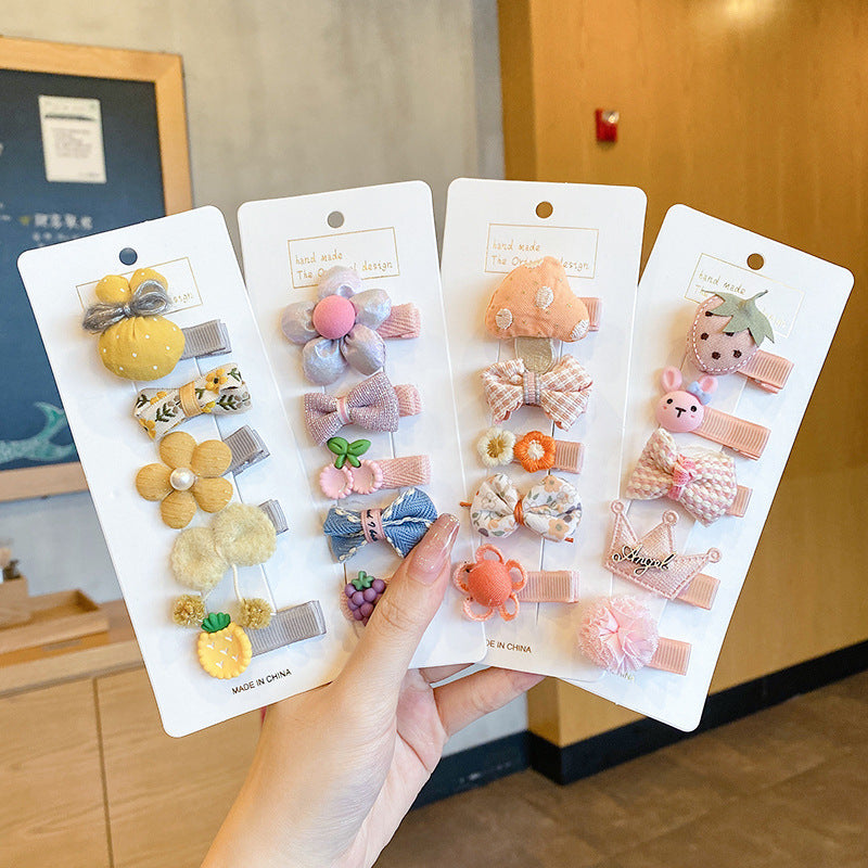 Cute baby lanugo hair small hairpin baby girl does not hurt hair hair clip baby hair small hair clip children's headdress
