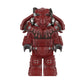 Flame X-01 Mecha Third-Party Radiation Warrior Building Block Figure Cross-Border Goods Bagged for Boys Compatible with Lego