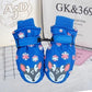 3-10 children's ski gloves outdoor riding gloves winter warm waterproof children's gloves play snow not wet hands