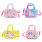 Back-To-School Unicorn Backpack, Children's Straw Bag, Plush Crossbody Bag, Toddler Handbag, Cute Crossbody Bag